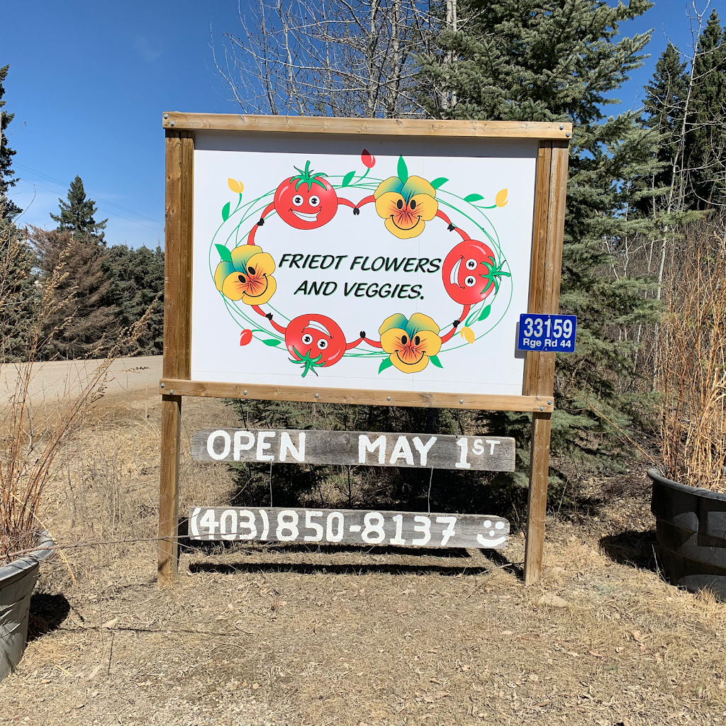 Friedt Flowers and Veggies | 33159, Range Rd 44, Sundre, AB T0M 1X0, Canada | Phone: (403) 850-8137