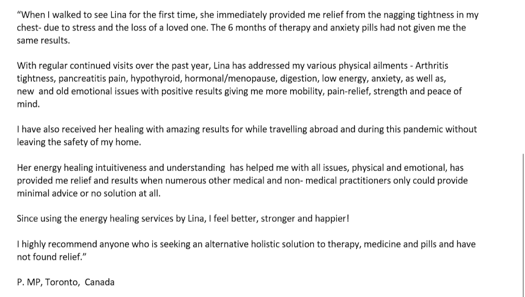 energy can heal | 1063 Quarry Dr, Innisfil, ON L9S 4X3, Canada | Phone: (647) 286-8861