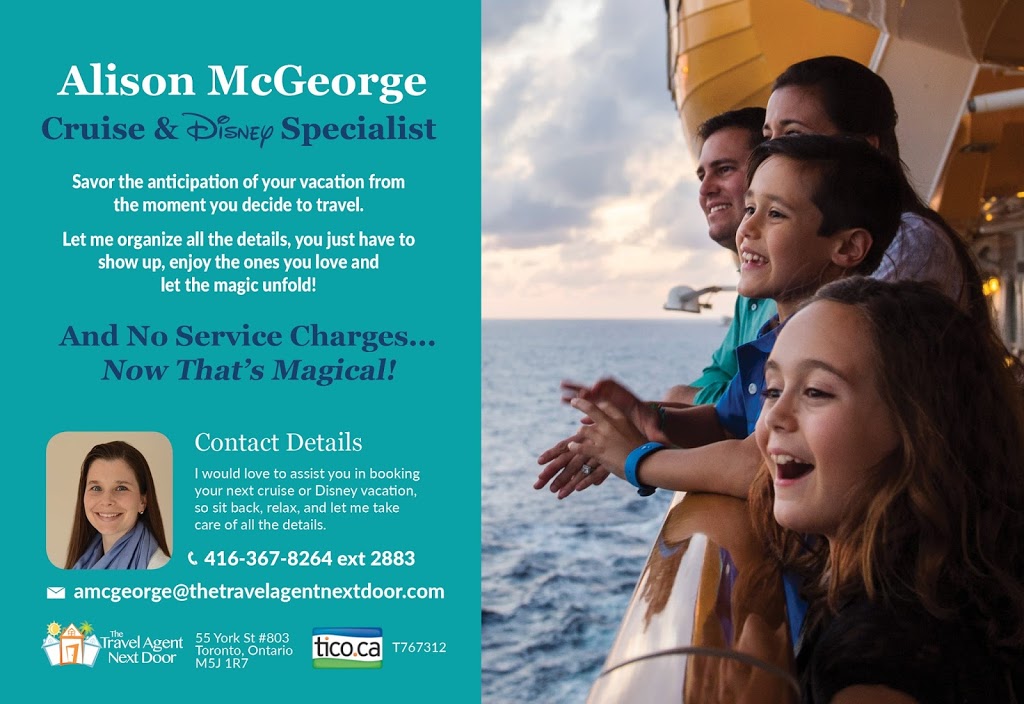 Cruise & Disney Travel Specialist | Alton Village, Burlington, ON L7M 0K5, Canada | Phone: (416) 367-8264 ext. 2883