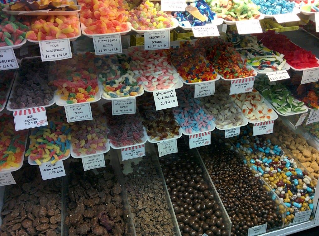 Banff Candy Store | 126 Banff Ave, Banff, AB T1L 1A6, Canada | Phone: (403) 762-3737