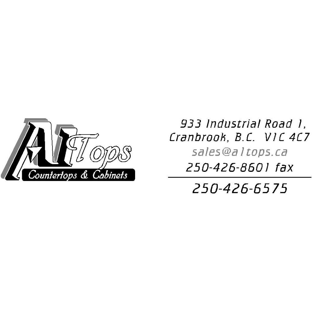 A1 Tops | 933 Industrial Road 1, Cranbrook, BC V1C 4C7, Canada | Phone: (250) 426-6575