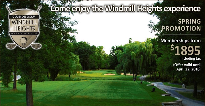 Club de Golf WindMill Heights | 1717 Boulevard Don-Quichotte, Notre-Dame-de-lÎle-Perrot, QC J7V 5V6, Canada | Phone: (514) 453-7177