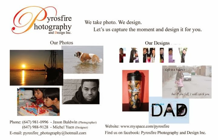 Pyrosfire Photography and Design Inc. | 201 Van Horne Ave, North York, ON M2J 2T7, Canada | Phone: (647) 988-9128