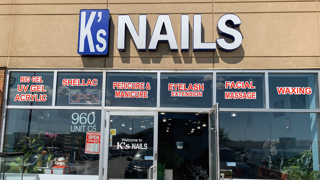 K’s Nails & Spa | 960 Southdown Rd unit C5, Mississauga, ON L5J 2Y4, Canada | Phone: (905) 823-7340