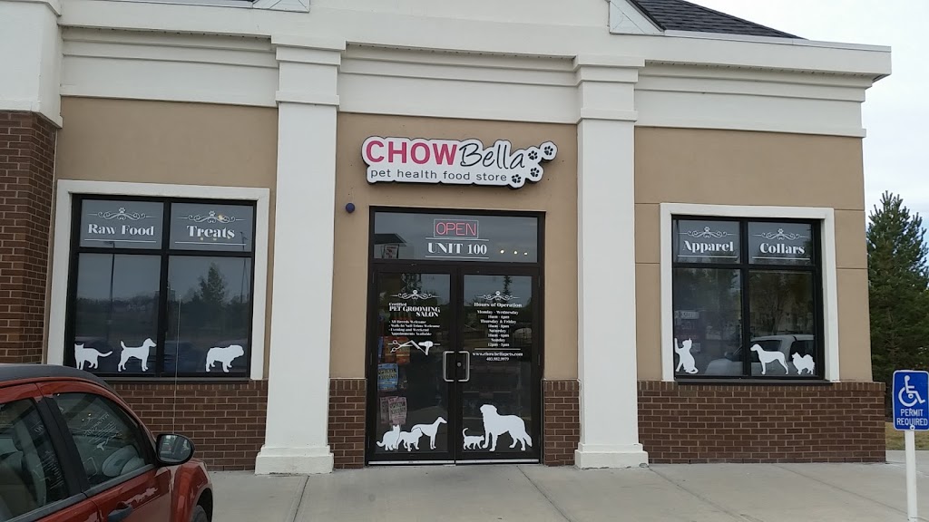 Chow Bella Pet Health Store & Grooming Salon | 235 Milligan Dr Suite 100, Okotoks, AB T1S 0B8, Canada | Phone: (403) 982-9979