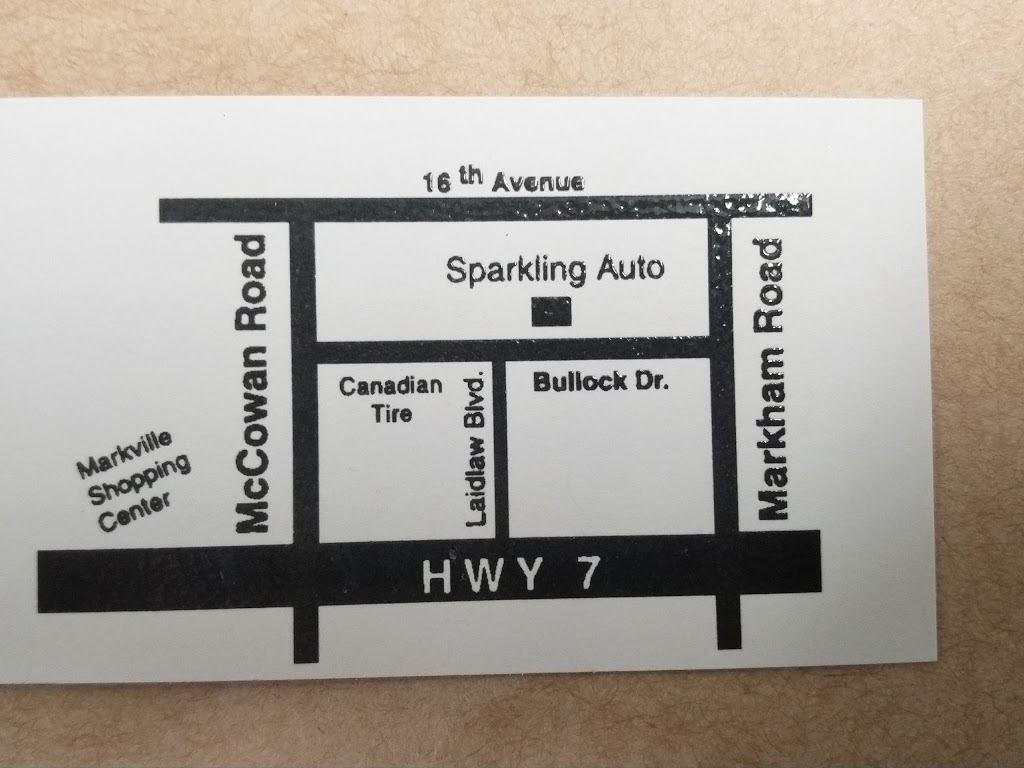 Sparkling Auto Svc Co | 166 Bullock Dr #29, Markham, ON L3P 1W2, Canada | Phone: (905) 472-3688