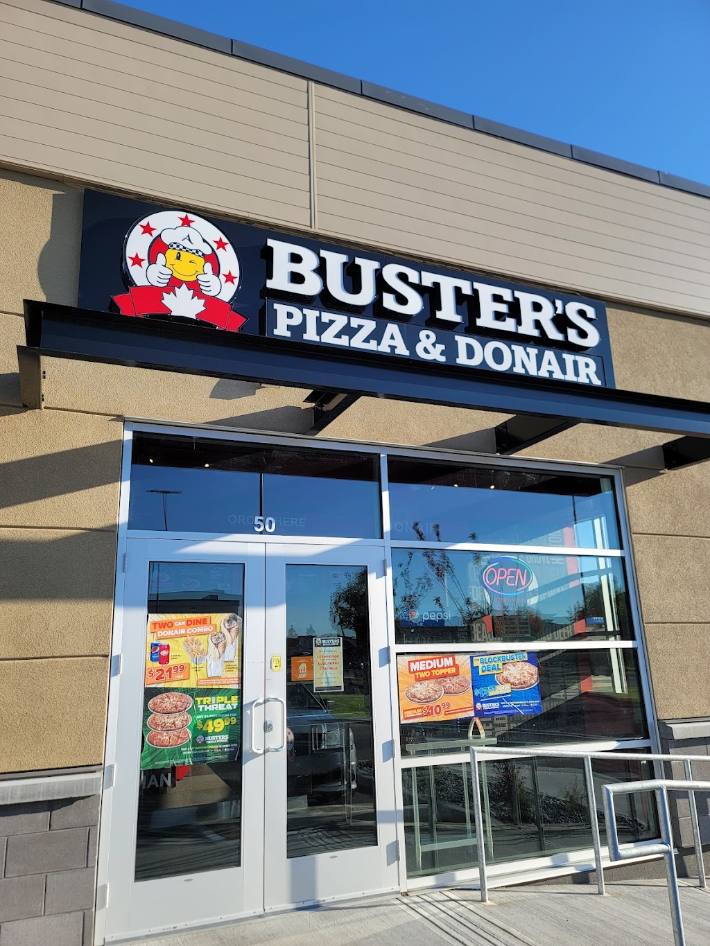 Busters Pizza & Donair | 3735 Mayor Magrath Dr S Unit 50, Lethbridge, AB T1K 8A8, Canada | Phone: (587) 800-5550