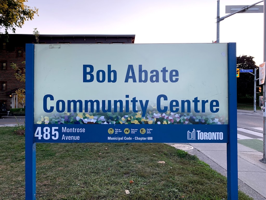 Bob Abate Community Centre | 485 Montrose Ave, Toronto, ON M6G 3H2, Canada | Phone: (416) 392-0744