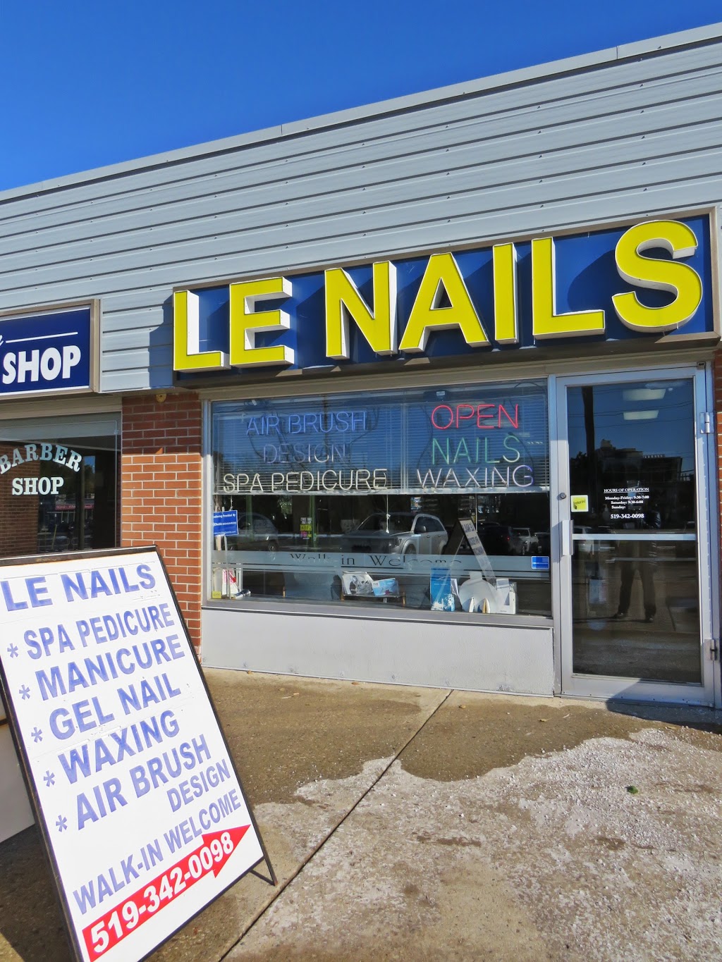 Le Nails | 90 Weber St N, Waterloo, ON N2J 4E7, Canada | Phone: (519) 342-0098