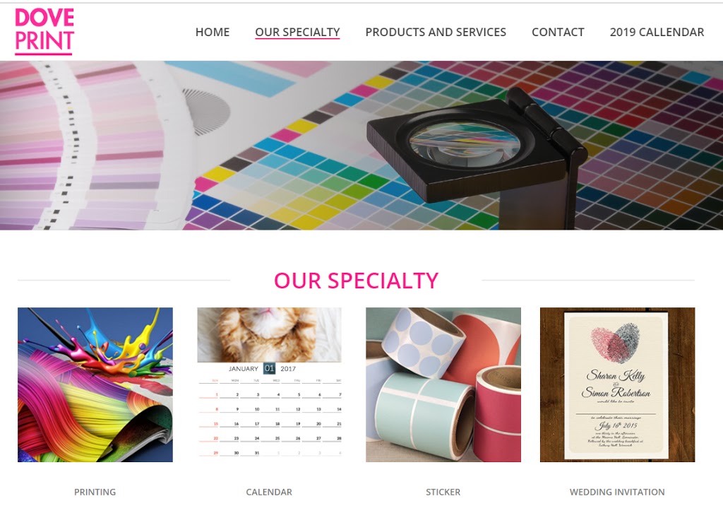 Dove Printing | 1150 Sheppard Ave W #8, North York, ON M3K 2B5, Canada | Phone: (647) 797-2445