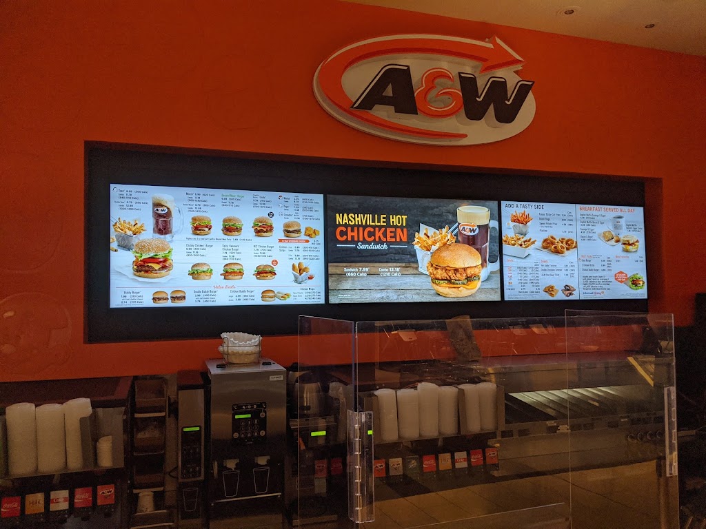 A&W Canada | Shopping Centre, 3401 Dufferin St, North York, ON M6A 2T9, Canada | Phone: (416) 789-3400