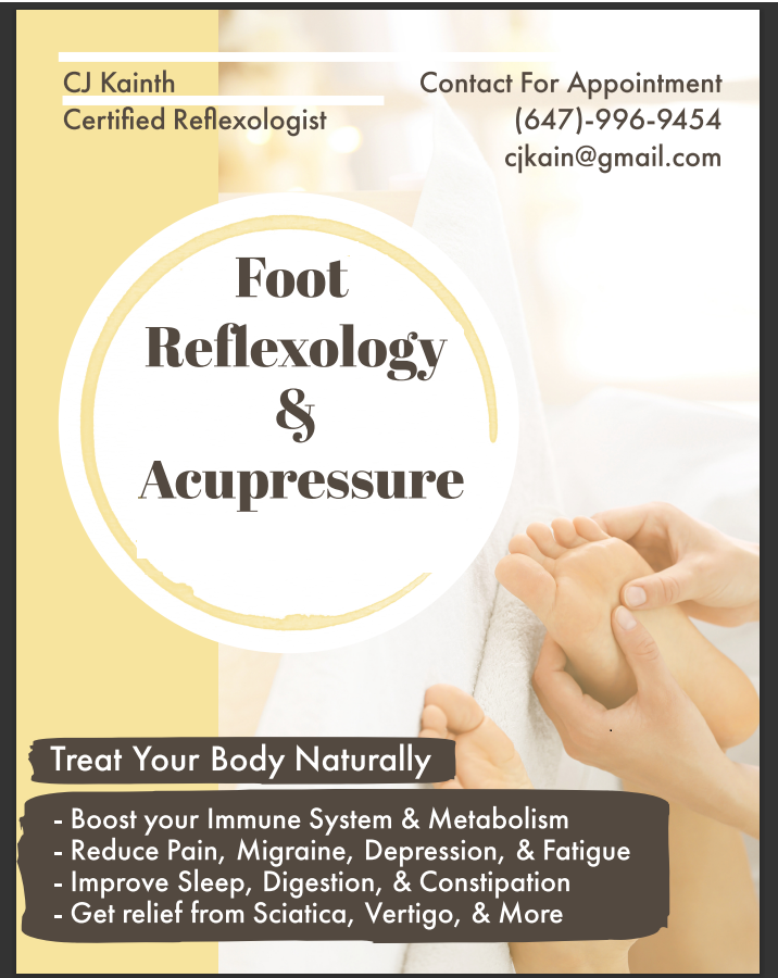 Foot Reflexology and Acupressure | 5 Garden Wood Ave, Town Of Caledon, ON L7C 1A9, Canada | Phone: (647) 996-9454