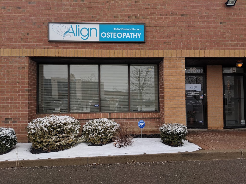 Align Osteopathy | 26 McEwan Dr W #16, Bolton, ON L7E 1E6, Canada | Phone: (647) 839-7332