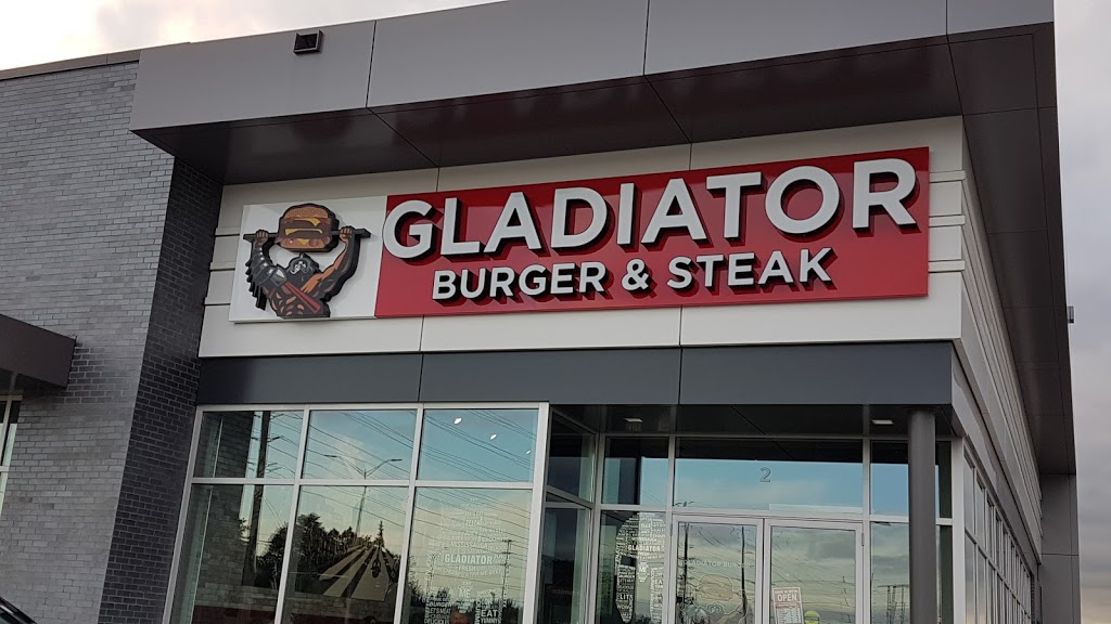 Gladiator Burger & Steak | 6039 Erin Mills Pkwy, Mississauga, ON L5N 0G5, Canada | Phone: (905) 858-8777