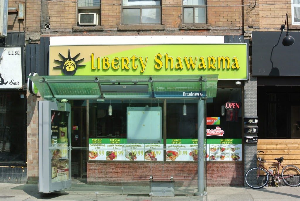 Liberty Shawarma | 716 Queen St E, Toronto, ON M4M 1H6, Canada | Phone: (647) 748-1660