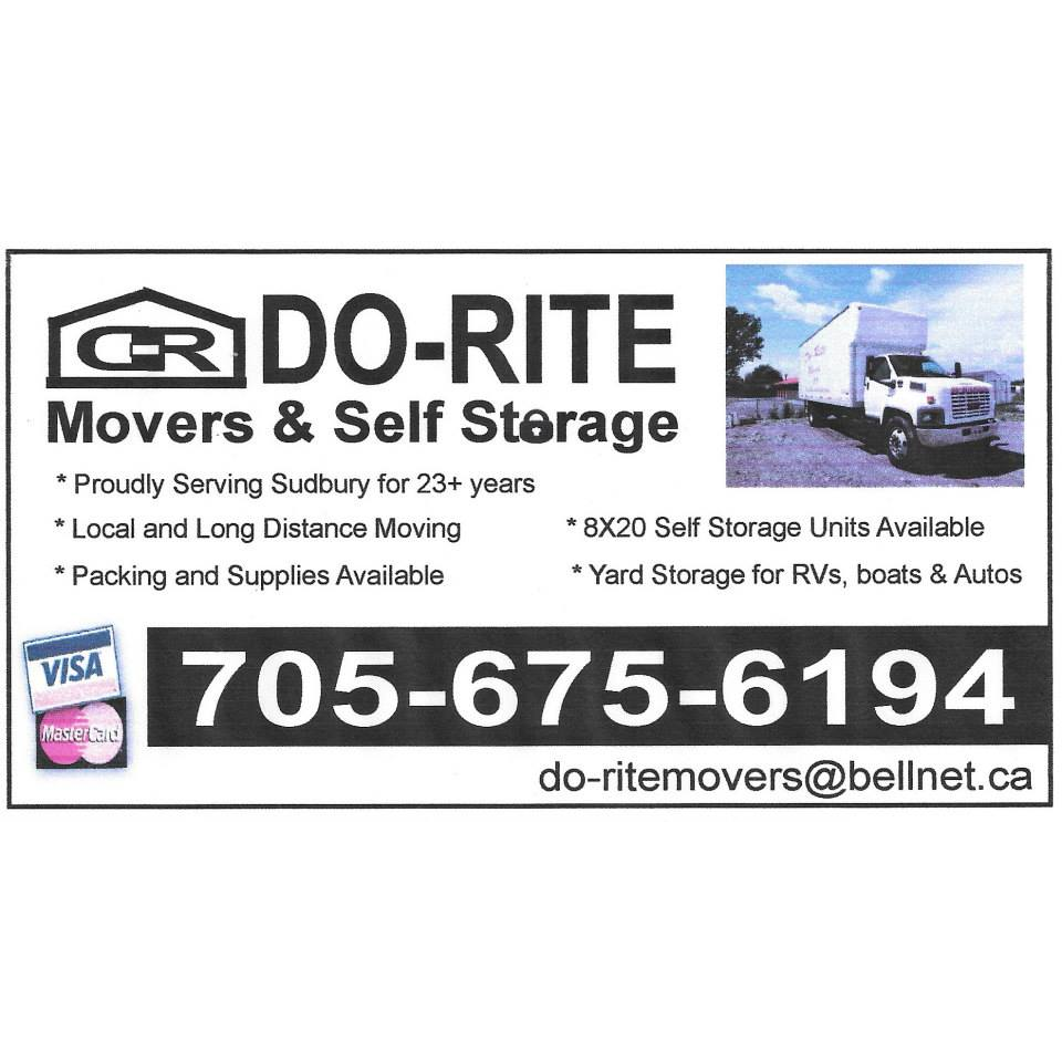 DO-RITE MOVERS | 35 Azilda St, Azilda, ON P0M 1B0, Canada | Phone: (705) 675-6194