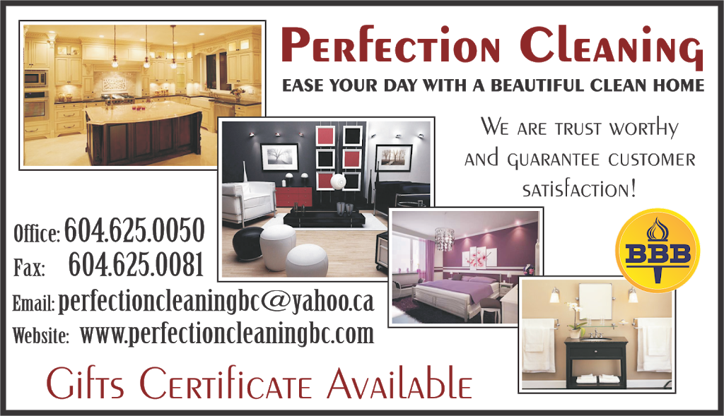 PERFECTION CLEANING | 27126 Fraser Hwy #204, Aldergrove, BC V4W 3P6, Canada | Phone: (604) 625-0050