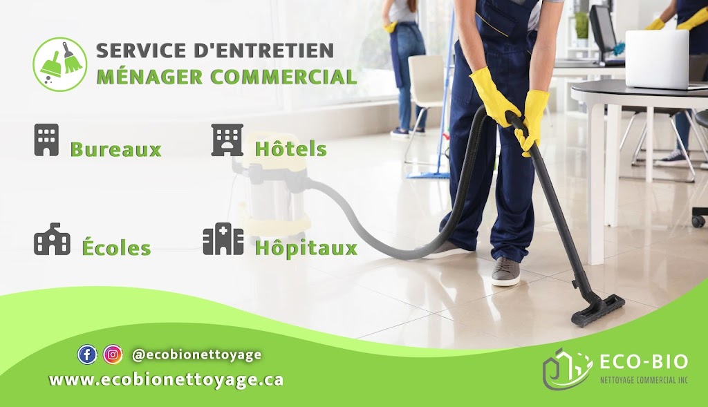 Eco-Bio Nettoyage Commercial Inc -Entretien ménager commercial | 10353 Rue Berri #2, Montréal, QC H3L 2G9, Canada | Phone: (514) 885-5350