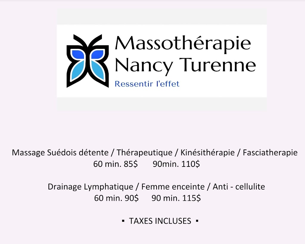 Massothérapie Terrebonne - Joliette - Nancy Turenne | 449 QC-131 suite 235, Notre-Dame-des-Prairies, QC J6E 0M1, Canada | Phone: (514) 928-7527