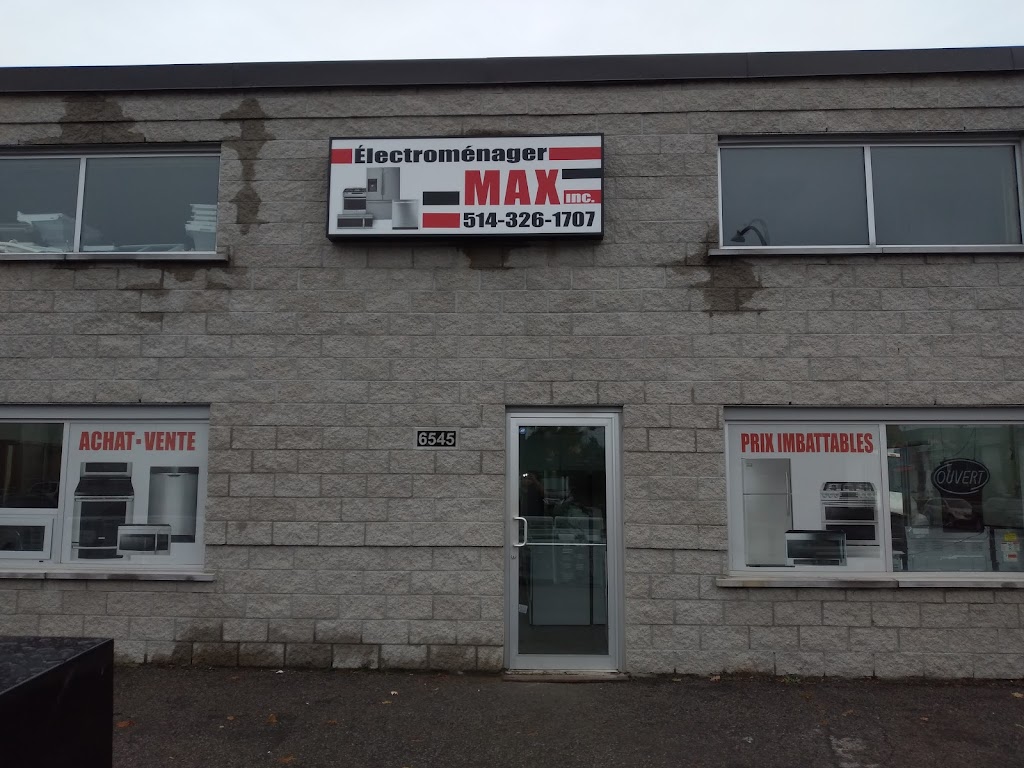 Électroménager Max | 6545 Av. Paul-Émile-Lamarche, Saint-Léonard, QC H1P 1J5, Canada | Phone: (514) 326-1717