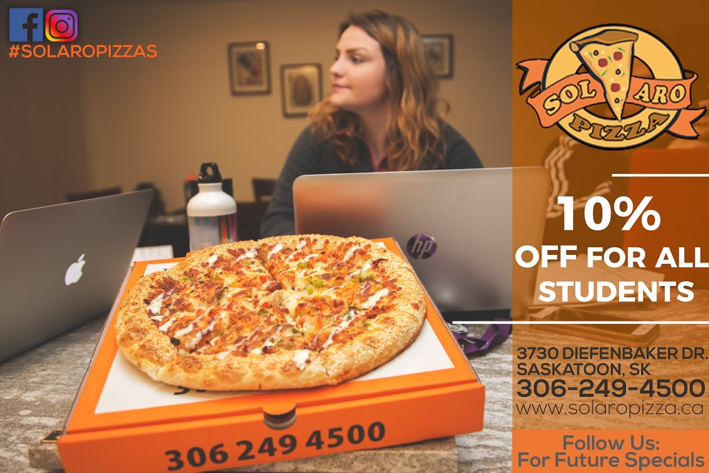 Solaro Pizza | 3730 Diefenbaker Dr, Saskatoon, SK S7L 6R9, Canada | Phone: (306) 249-4500