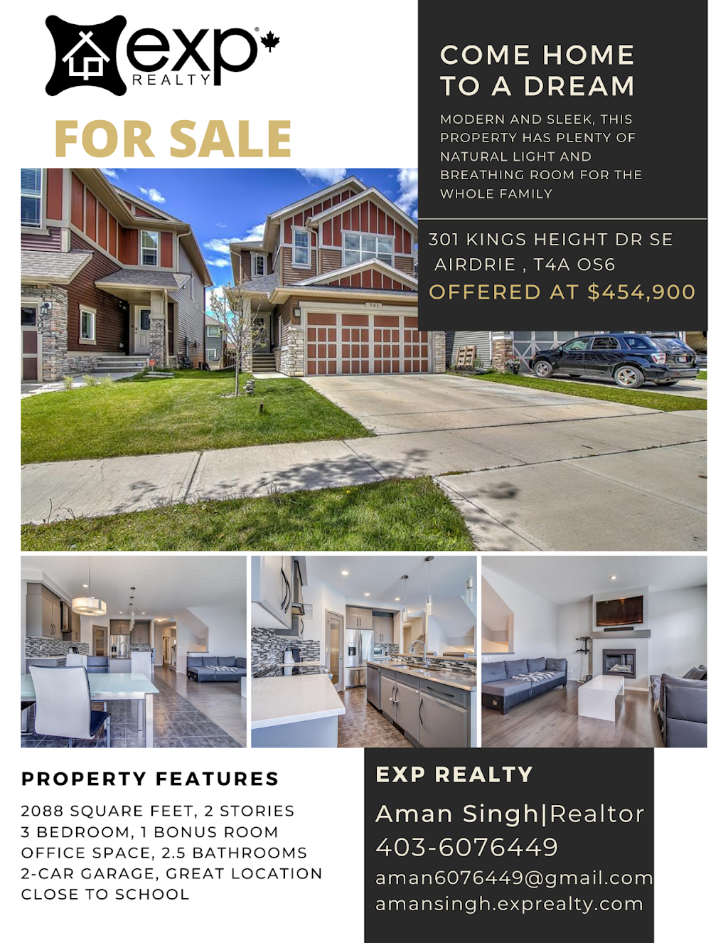 Aman Singh - Realtor at Exp Realty | 202 Panatella Grove NW, Calgary, AB T3K 0W8, Canada | Phone: (403) 607-6449