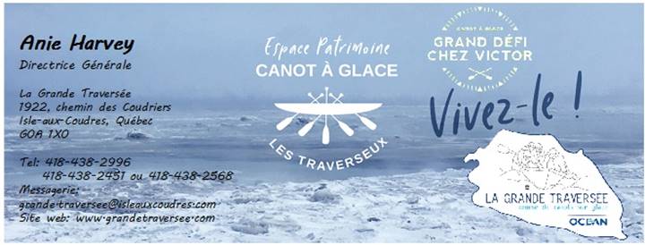 La Grande Traversée Les Traverseux – Espace Patrimoine Canot à Glace | 1922 Chemin des Coudriers, LIsle-aux-Coudres, QC G0A 1X0, Canada | Phone: (418) 438-2996