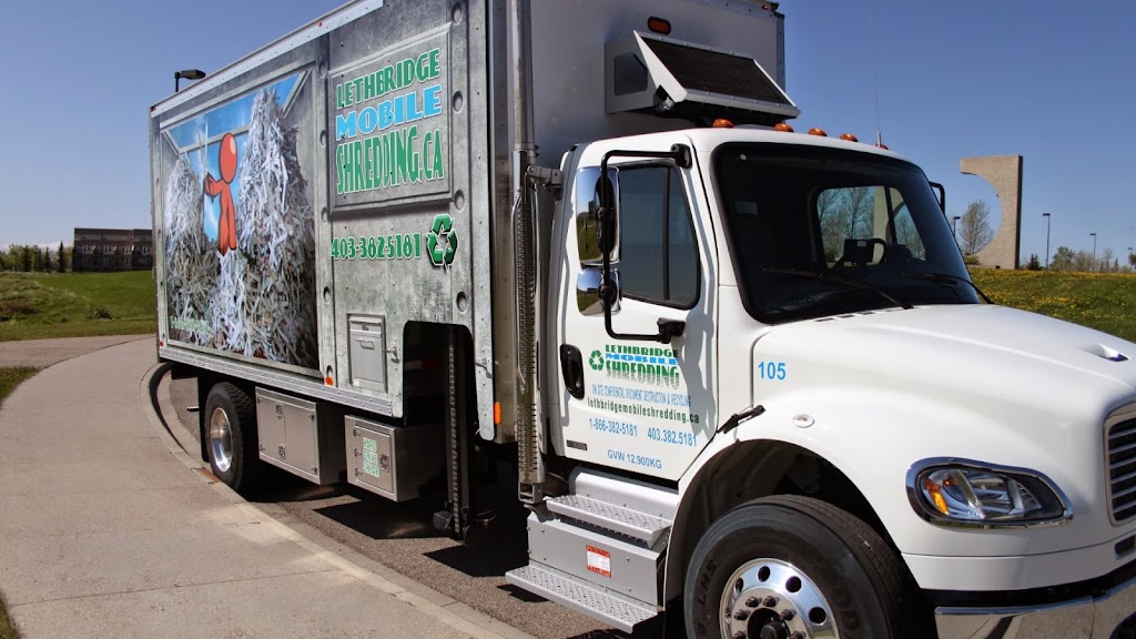 Lethbridge Mobile Shredding Inc. | 3538 32 Ave N, Lethbridge, AB T1H 7B4, Canada | Phone: (403) 382-5181