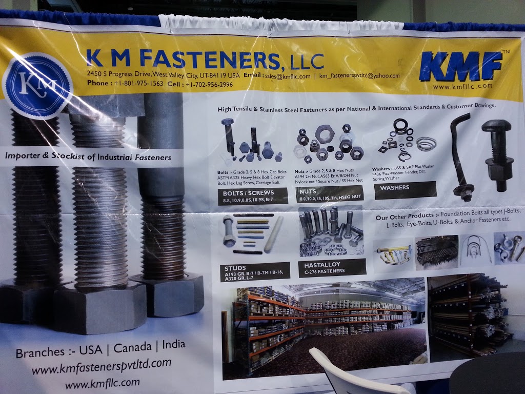 KM Fasteners Pvt. Ltd. | 68 Walden Green SE, Calgary, AB T2X 0R3, Canada | Phone: (403) 629-6888
