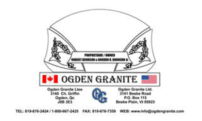 Ogden Granite Ltd | 3140 Chem. Griffin, Stanstead, QC J0B 3E3, Canada | Phone: (819) 876-2424