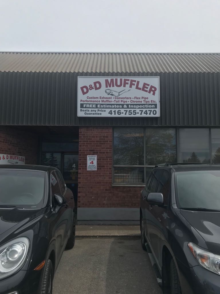 D&D Muffler | 15 Crockford Blvd, Scarborough, ON M1L 4J9, Canada | Phone: (416) 755-7470