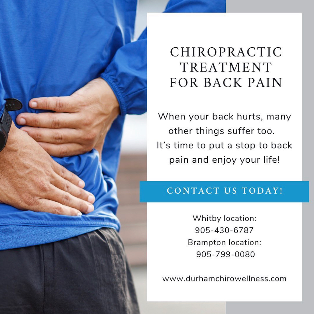 Durham Chiropractic and Wellness Centre | 413 Veterans Drive, Brampton, ON L7A 0B2, Canada | Phone: (905) 799-0080