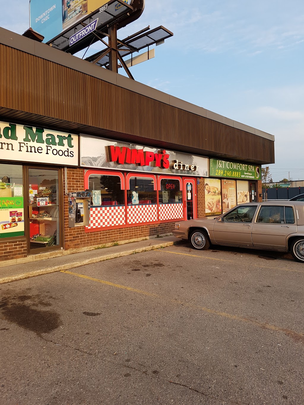 Wimpys Diner | 1268 Simcoe St N, Oshawa, ON L1G 4X1, Canada | Phone: (905) 433-7009