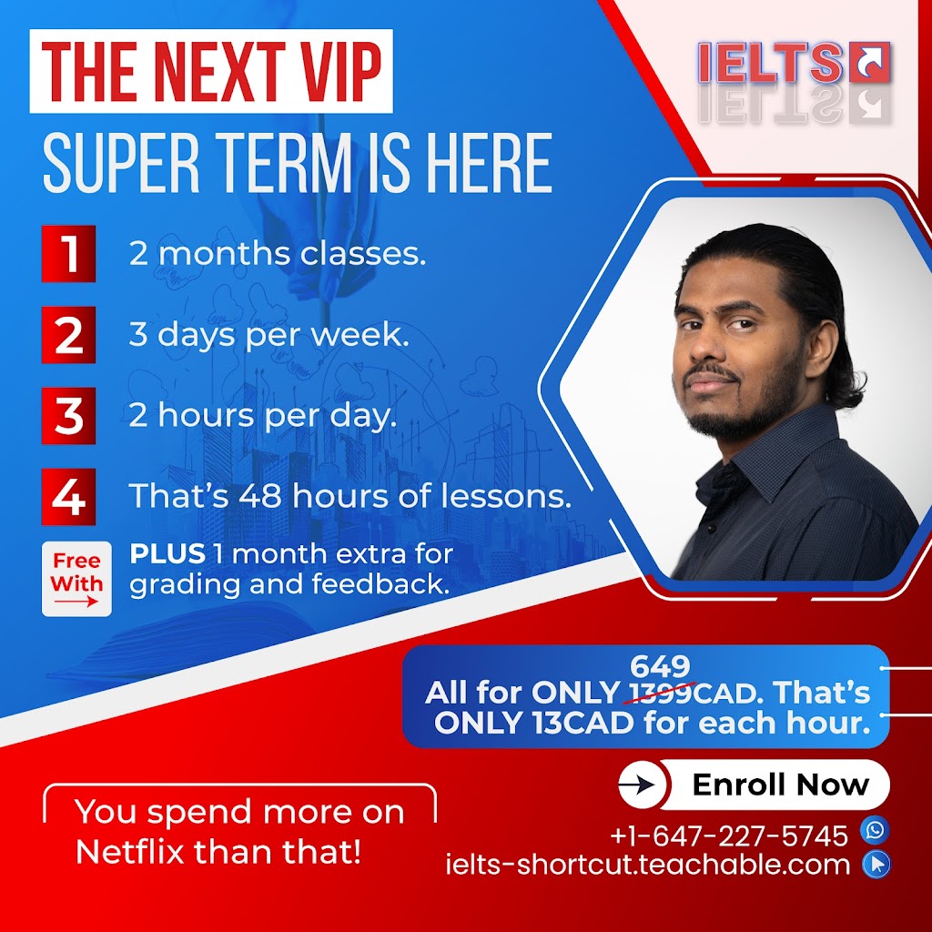 IELTS Shortcut Headquarters | 327 Aphelion Cres, Ottawa, ON K2J 6N3, Canada | Phone: (647) 227-5745