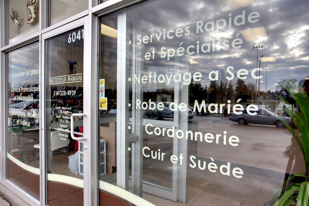 Nettoyeur Armani | 6041 Boulevard Robert, Saint-Léonard, QC H1P 1M9, Canada | Phone: (514) 328-4939