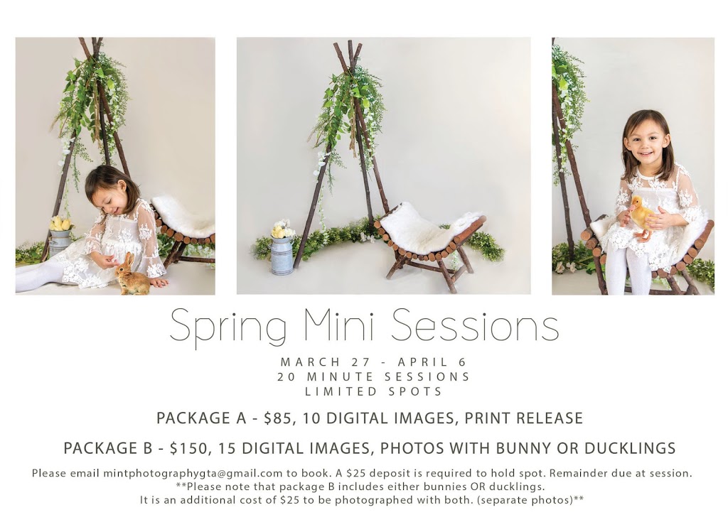 Mint Photography | 34 Woodcreek Dr, Brampton, ON L6Z 4V5, Canada | Phone: (647) 531-1230