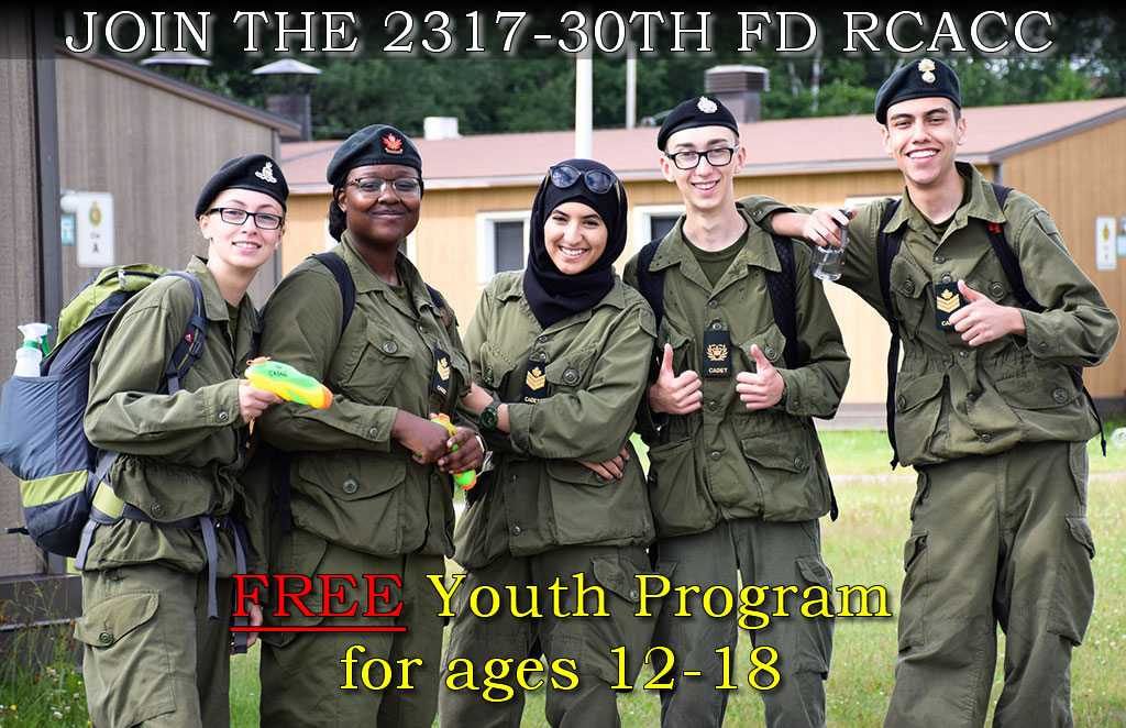 2317-30th FD Royal Canadian Army Cadets Corps | 307 De Niverville Private, Gloucester, ON K1V 0N5, Canada | Phone: (613) 993-9030