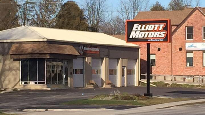 Elliott Motors Of Stratford Inc | 472 Erie St, Stratford, ON N5A 2N5, Canada | Phone: (519) 305-7433