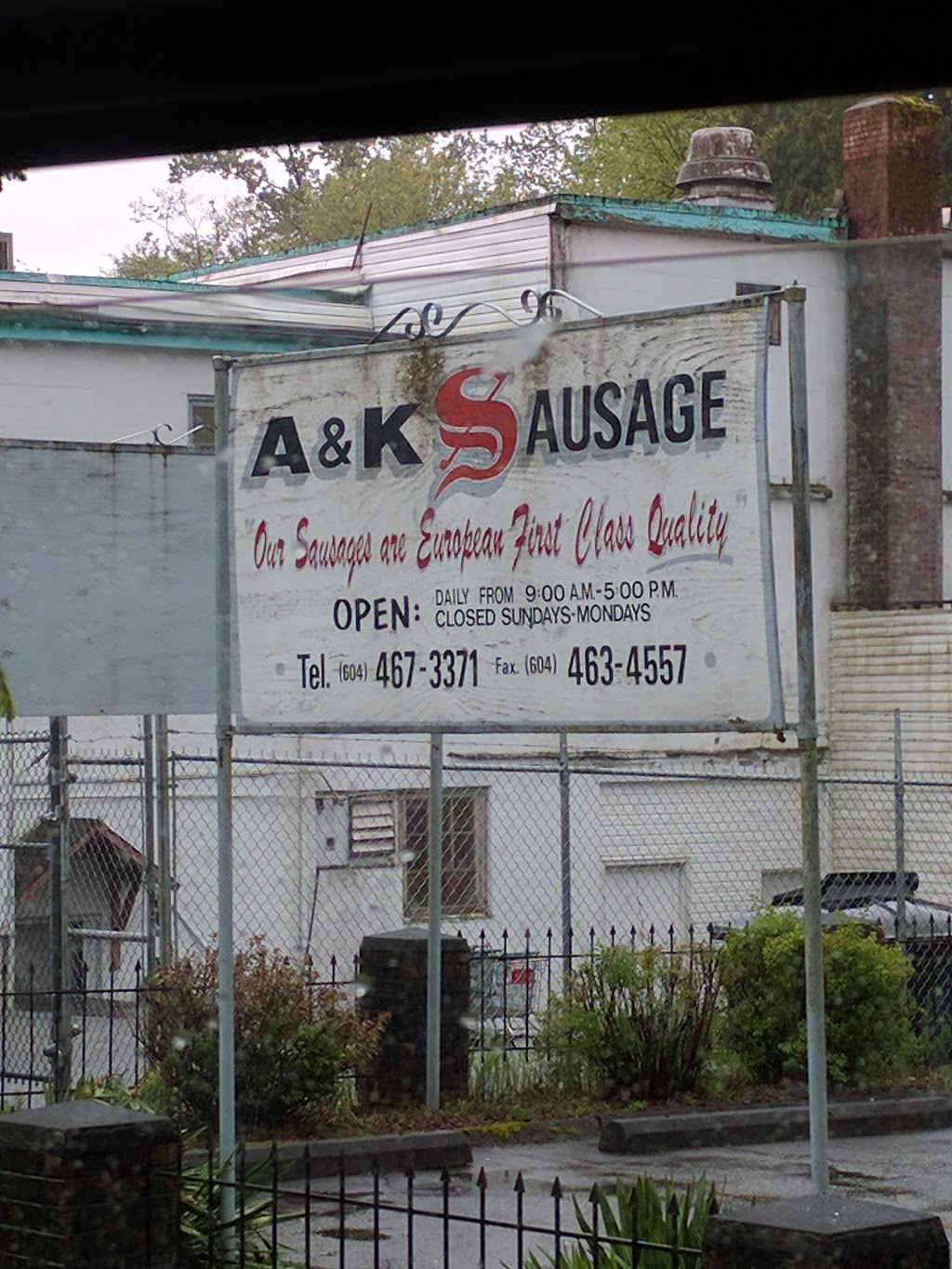 A & K Sausage | 22030 River Rd, Maple Ridge, BC V2X 2C3, Canada | Phone: (604) 467-3371