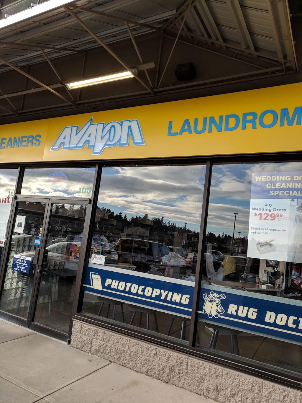 Avalon Cleaners and Laundry | 1497 Admirals Rd, Victoria, BC V9A 2P8, Canada | Phone: (250) 360-2536