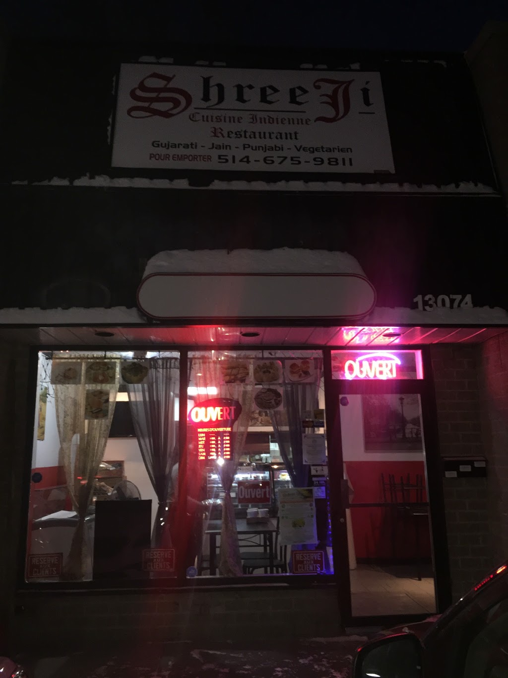 ShreeJi Restaurant | 13074 Boul de Pierrefonds, Pierrefonds, QC H9A 1A5, Canada | Phone: (514) 675-9811