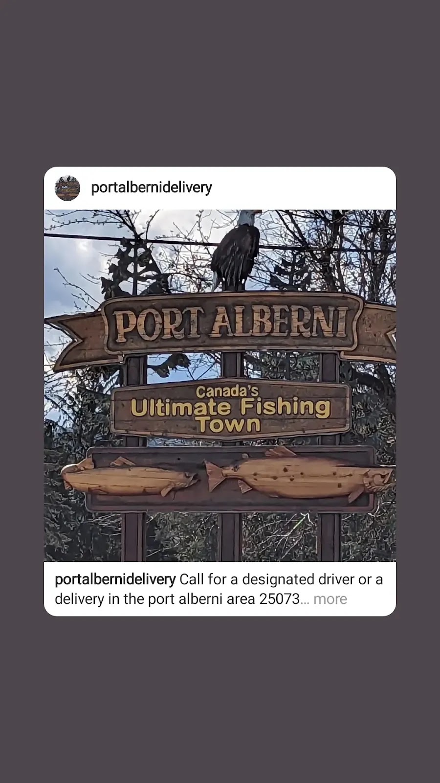 Port ALBERNI DELIVERY | 1030 Ecoole Pl, Port Alberni, BC V9Y 8Y1, Canada | Phone: (250) 730-2930