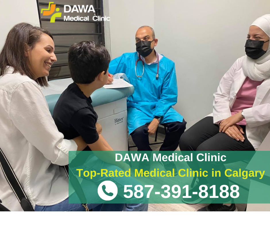 DAWA Walk-in, Family Medical Clinic & Pharmacy | 5268 Marlborough Dr NE #3, Calgary, AB T2A 5L5, Canada | Phone: (587) 391-8188