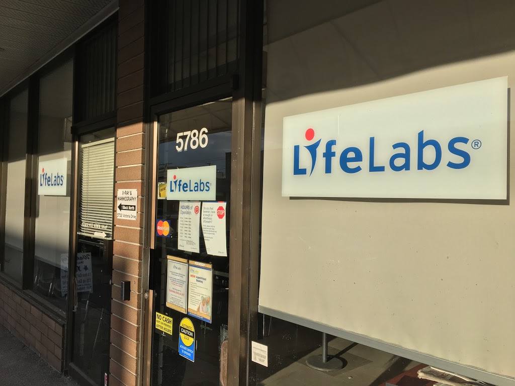 LifeLabs Medical Laboratory Services | 5786 Victoria Dr, Vancouver, BC V5P 3W7, Canada | Phone: (800) 431-7206