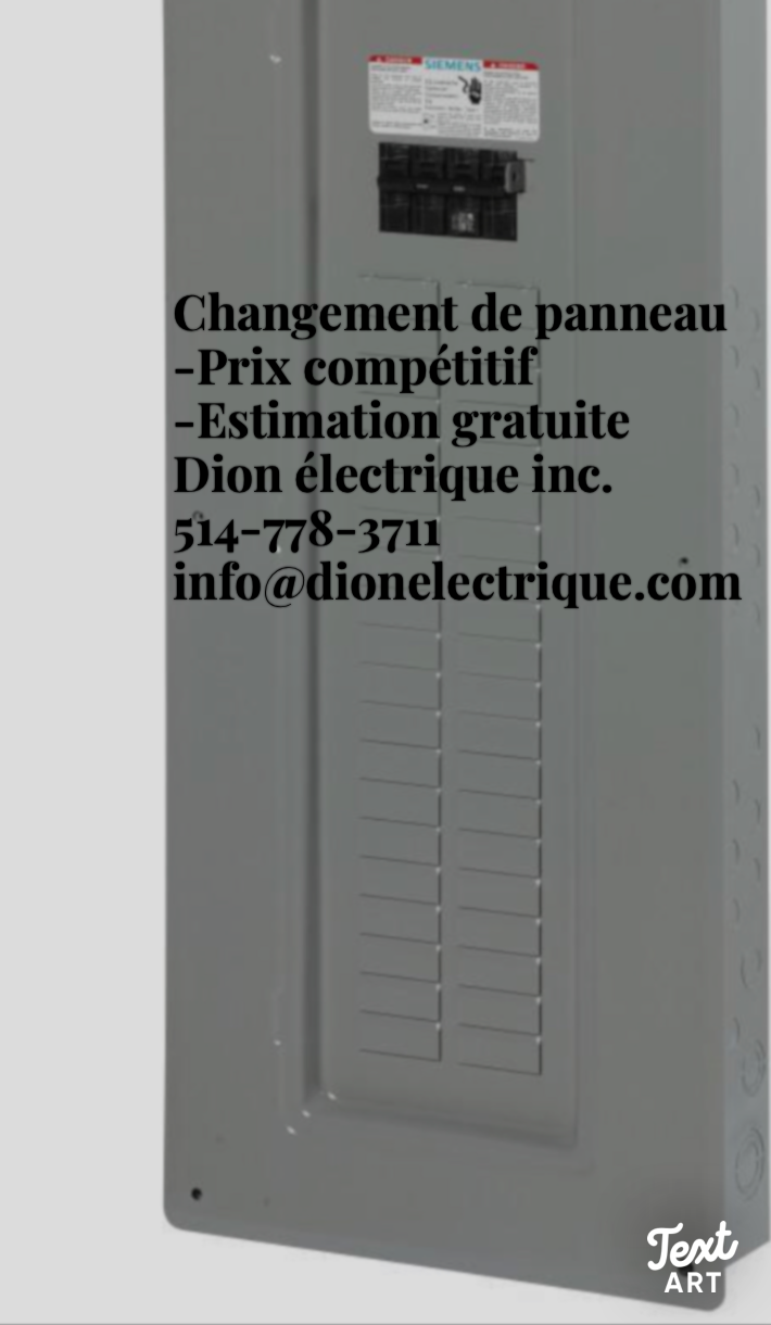 Dion Électrique inc. | 104 Rue Trudeau, Châteauguay, QC J6J 1M5, Canada | Phone: (514) 778-3711