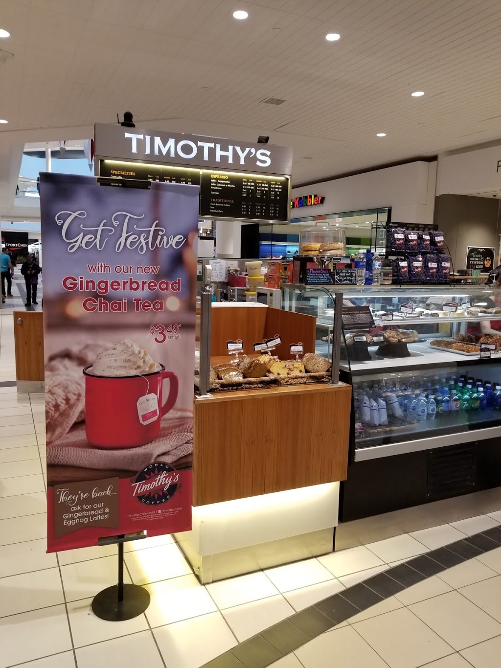 Timothys World Coffee | 17600 Yonge St, Newmarket, ON L3Y 4Z1, Canada | Phone: (905) 830-4499