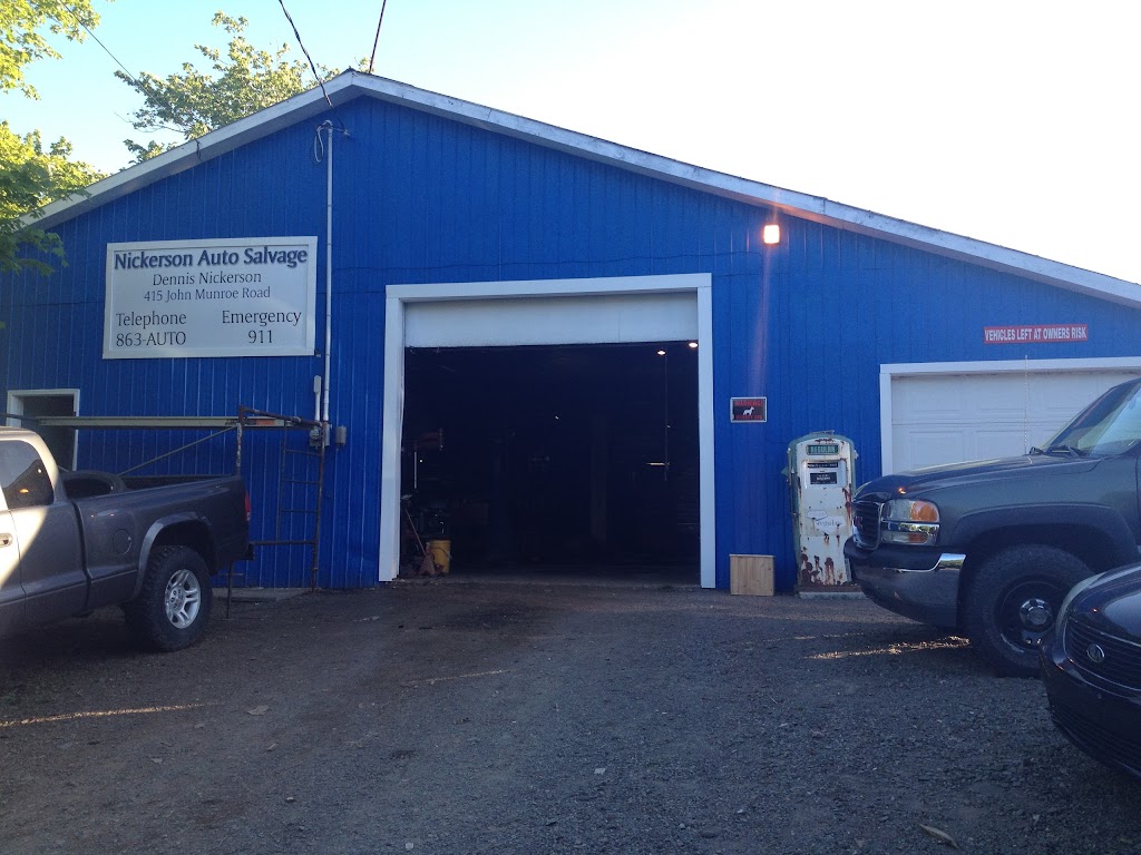 Nickerson Auto Salvage | 415 John Munroe Road, Antigonish, Marshy Hope, NS B2G 2K8, Canada | Phone: (902) 863-2886