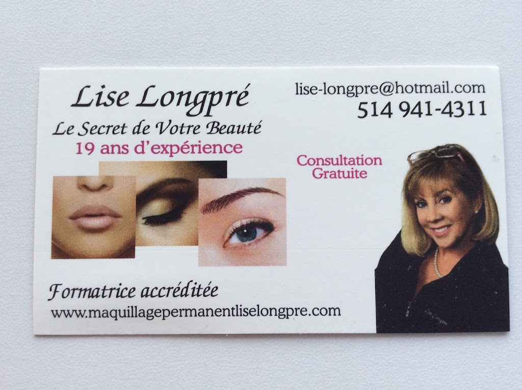 Maquillage Permanent Lise Longpré | 1208 Rue des Érables, Prévost, QC J0R 1T0, Canada | Phone: (514) 941-4311