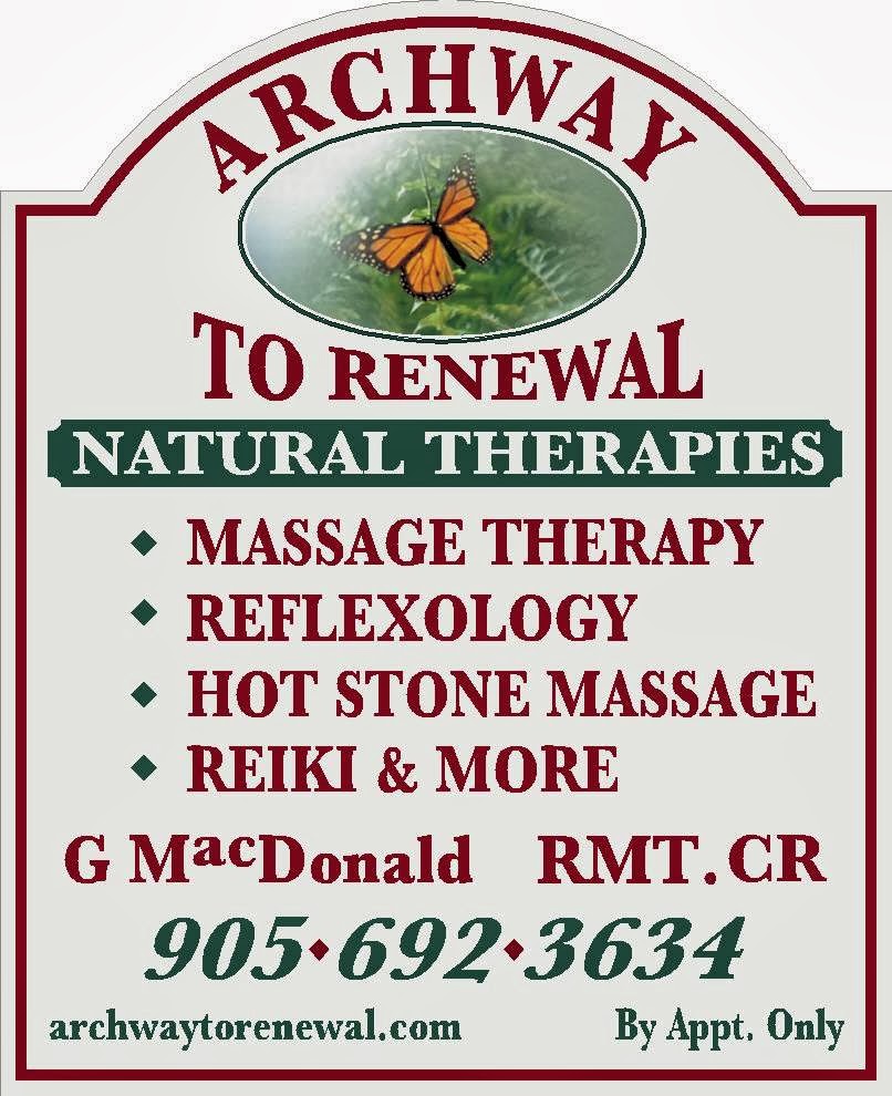 Archway To Renewal Natural Therapies | 2595 Hamilton Regional Rd 56, Binbrook, ON L0R 1C0, Canada | Phone: (289) 683-0983
