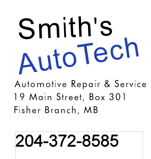 Smiths AutoTech - Car & Truck Repair | 19 Main St, Fisher Branch, MB R0C 0Z0, Canada | Phone: (204) 372-8585